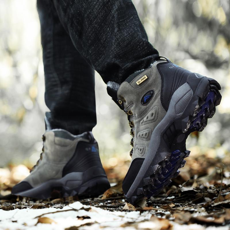 36-48 Winter Plus Samt Warm High Top Outdoor Freizeit Wander- und Bergschuhe für Paare Sportschuhe