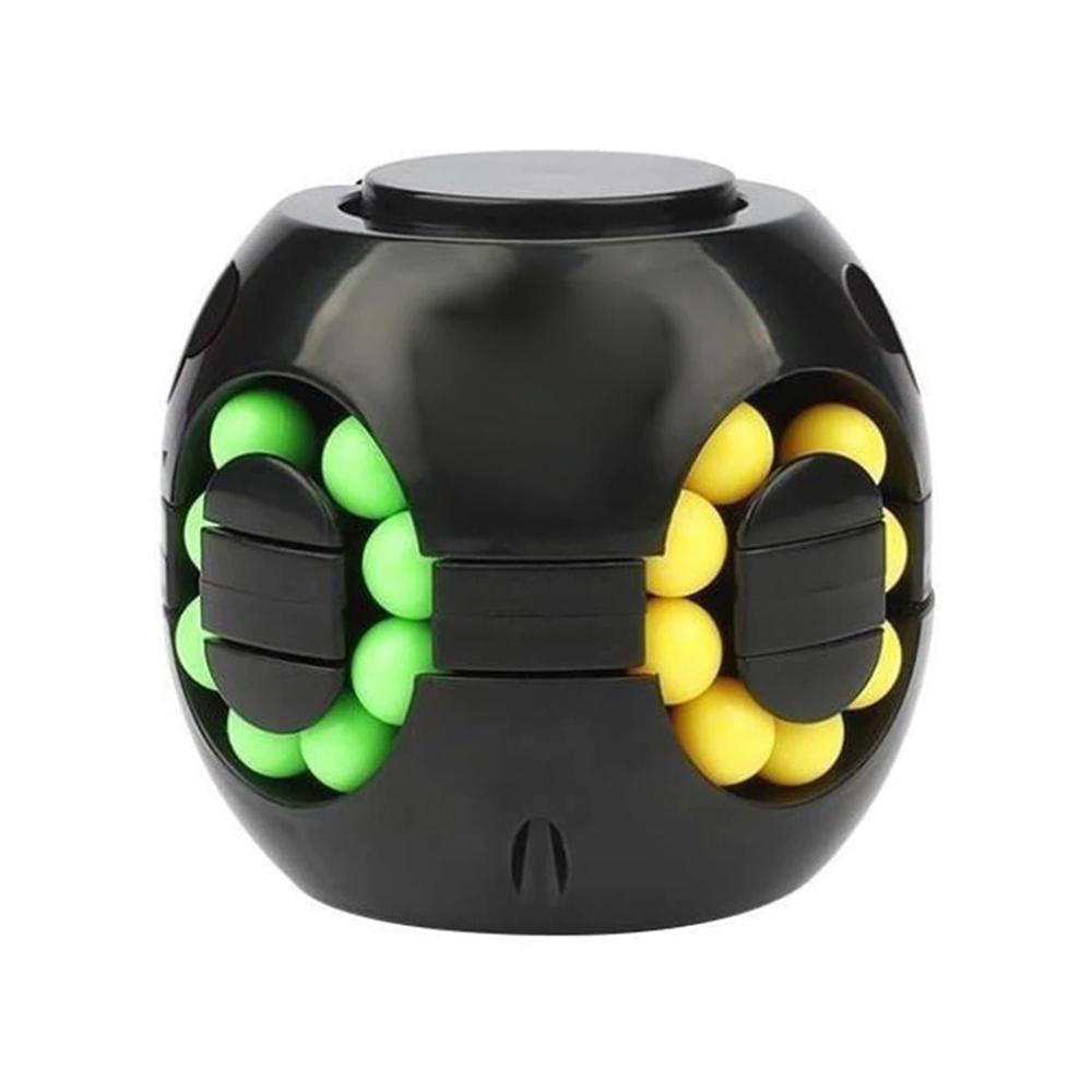3D Cylinder Magic Bean Puzzle Cube Rotate Slide Gyro Fidget Toy Spinner Ball Anti Stress Fingertips Iq Games For Kid Adult