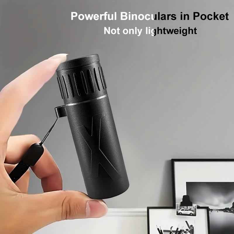 HD Portable Monocular Telescope with Night Vision and High Magnification for Outdoor and Phone Camera Use.