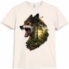 Wolf T Shirt Fierceest Wildlife Nature Graphic Animal Spirit Tee