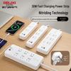 DELIXI ELECTRIC 30W Fast Charging Power Strip with USB-A & USB-C