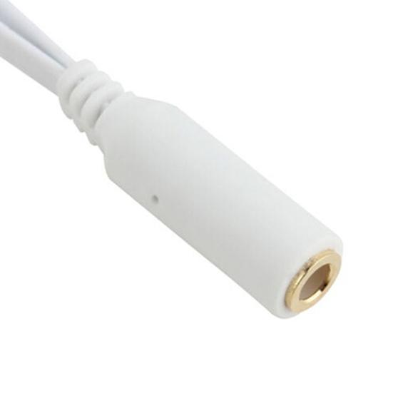 3.5mm AUX Audio Mic kabel splittera słuchawki adapter do słuchawek żeński na 2 męskie