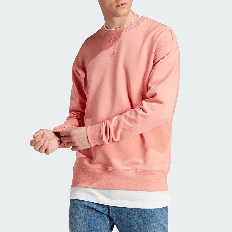 adidas Sweatshirts Unisex Pink Crew Neck Moderate Regular IN9471