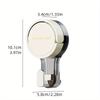 4pcs Powerful Vacuum Drilling-Free and Self-Adhesive Towel Racks with Suction Cup Hooks, Utility Hooks