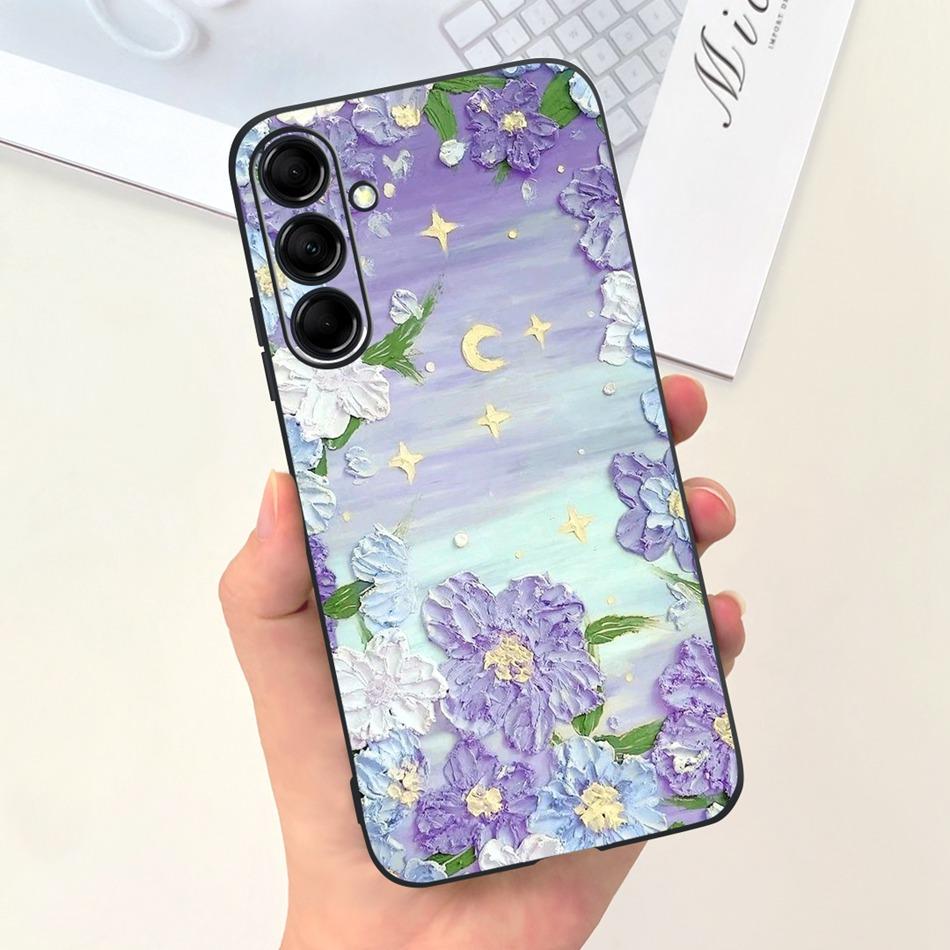 For Samsung Galaxy A25 5G Phone Case Samsung A25 2023 SM-A25B Fashion Moon Design Soft Silicon Back Cover
