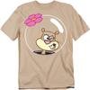 SPONGEBOB SQUAREPANTS SANDY WINK FACE Licensed Adult Graphic T-Shirt
