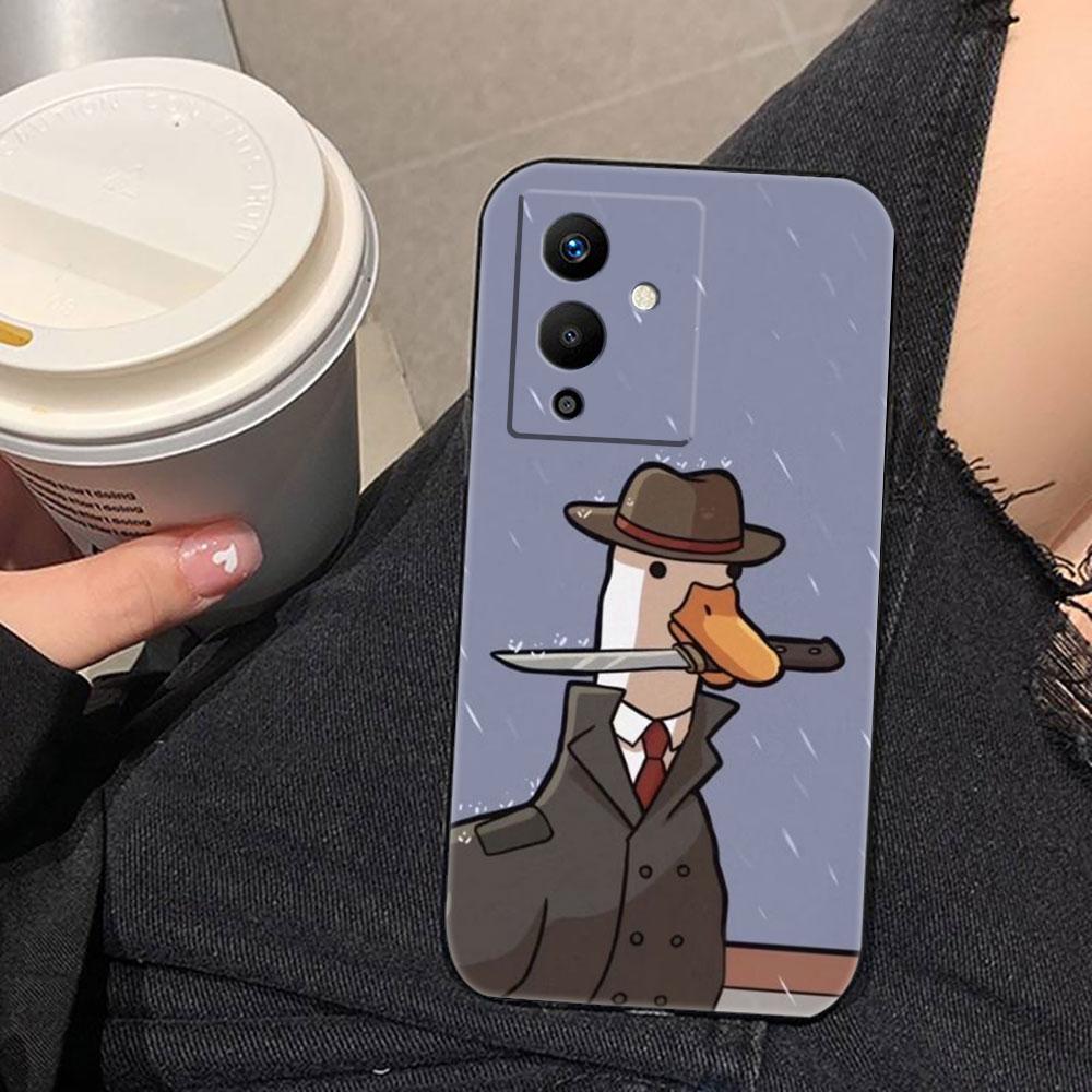 Cartoon Duck Goose Phone Case For Infinix TECNO POP SPARK SMART 6 7 8 9 CAMON 40 30 30S 15 16 17 20 20C Pro Case Cover Shell