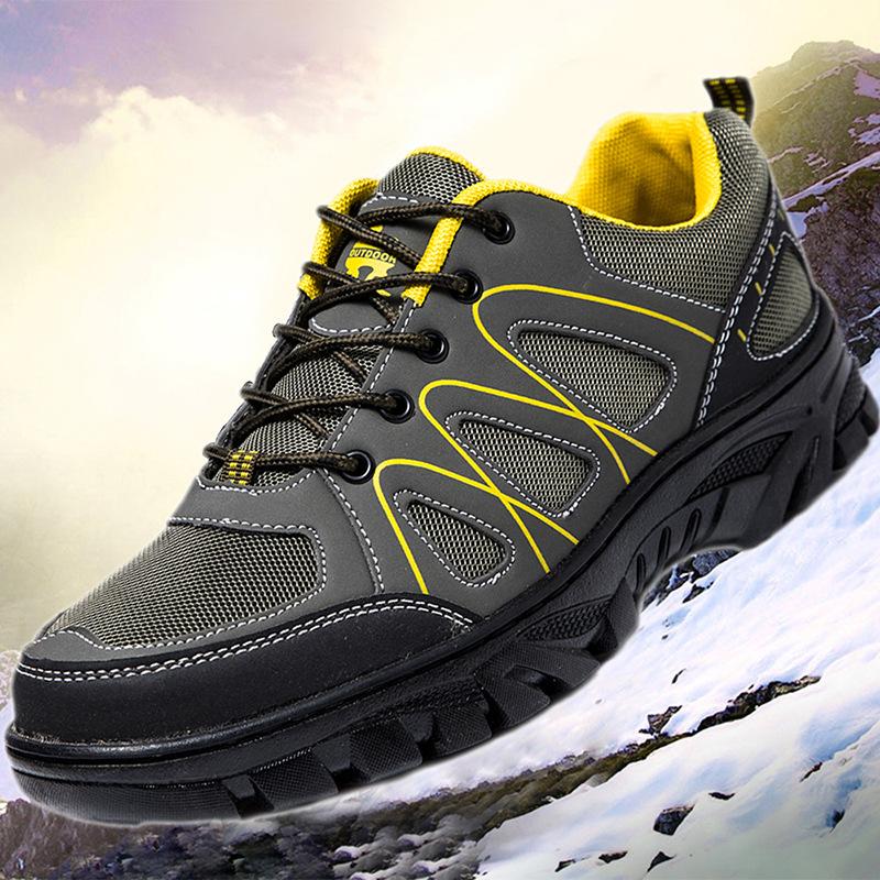 

Men s fashion trendy outdoor hiking shoes breathable sports flow comfortable lace-up men s shoes wear-resistant non-slip outdoor trendy shoes 39 армия зеленый