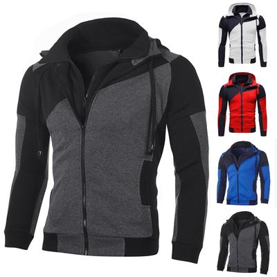 Pánska retro mikina s dlhým rukávom mikina s kapucňou Topy bunda Kabát Outwear