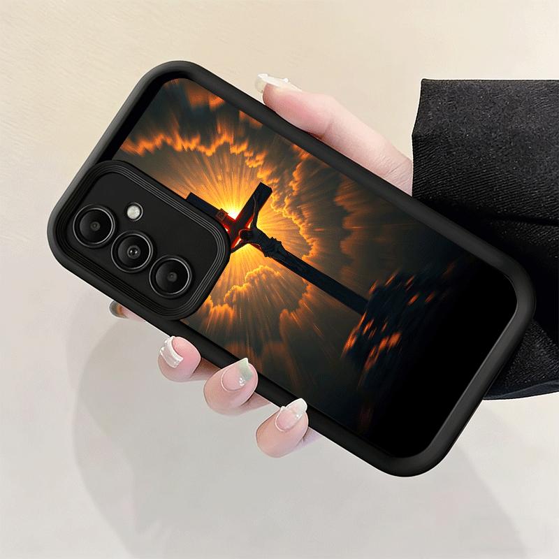 Phone Case for Samsung Galaxy A17 A16 A15 A14 A13 God Jesus Pray Cross Bible A56 A36 A26 A55 A35 A25 A54 A34 A24 A53 A33 A23 A07