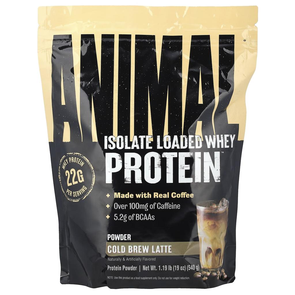 Isolate Roaded Whey Protein™ Powder, Cold Brew Latte, 540G (1.19Lb)