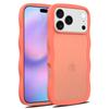 For IPhone 17 Series Phone Case Frosted Wave Pattern for Apple 17 Promax 2-in-1 Anti Drop Protective Case