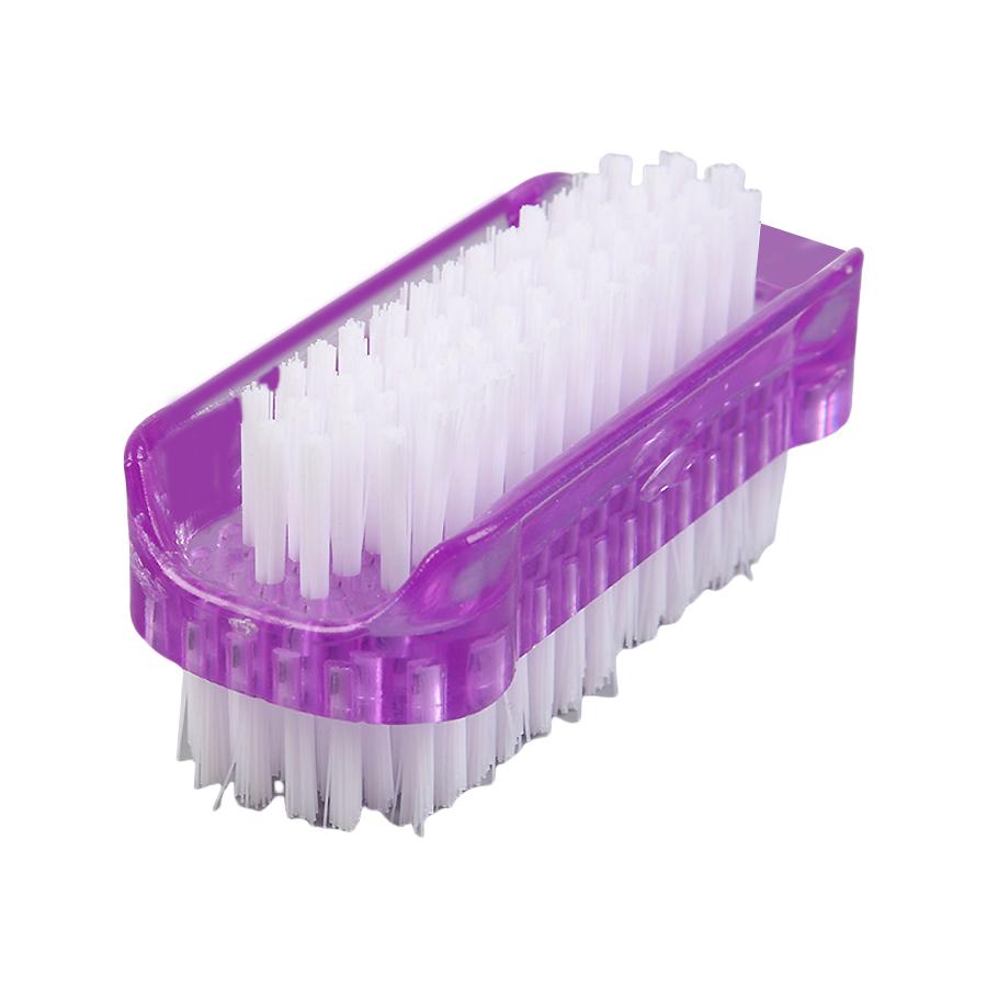 

1/3/5 шт. двостороння щітка для чищення нігтів, інструмент для манікюру та педикюру, ідеально підходить для нігтів на руках і ногах 1 фіолетовий