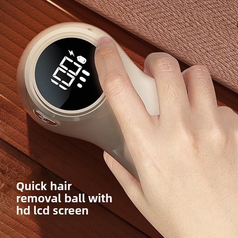 Clothing Shaver Trimmer Electric Hair Remover LED Display Portable USB Charging Brush Household  Rechargeable Hair Ball Trimmer