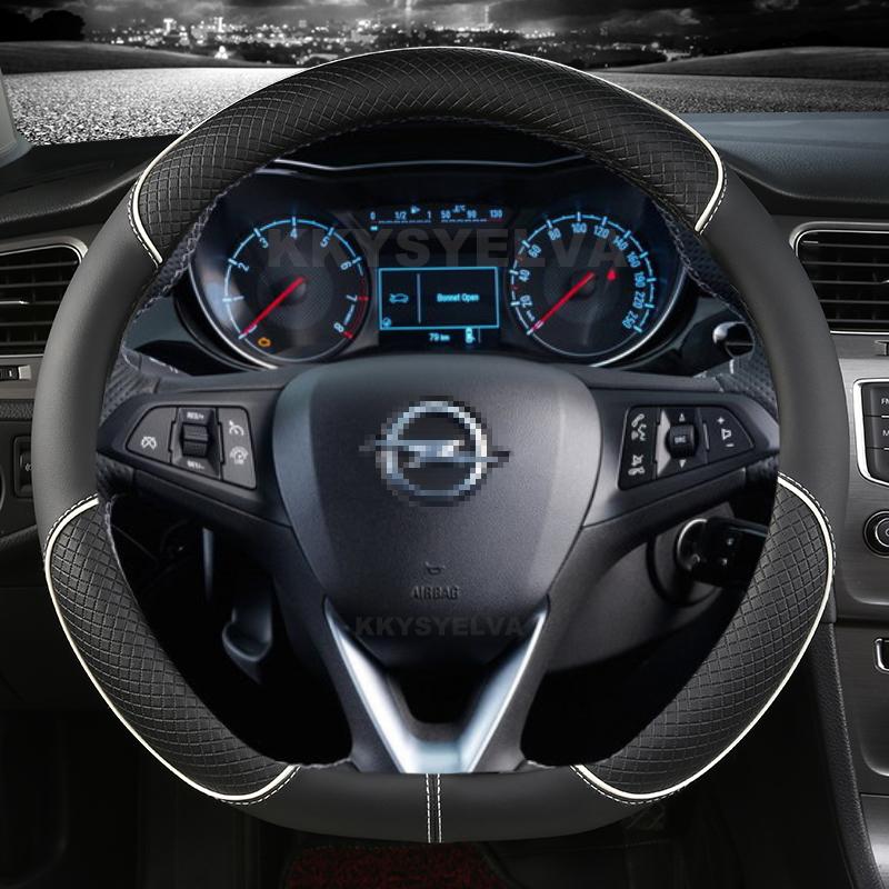 Car Steering Wheel Cover For Opel Astra (K) Corsa (E) Karl 2014-2022 Crossland X Grandland X Insignia 2017-2022 Auto Accessories