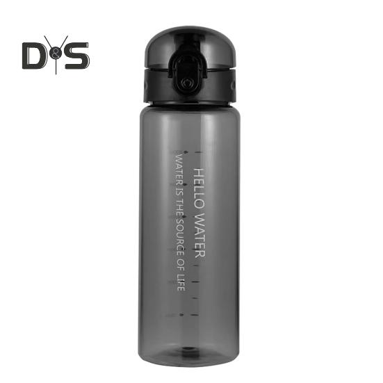 780ml Sports Water Bottle with Scale Leakproof Fitness Water Container Portable Drinking Bottle for Gym Office Travel
