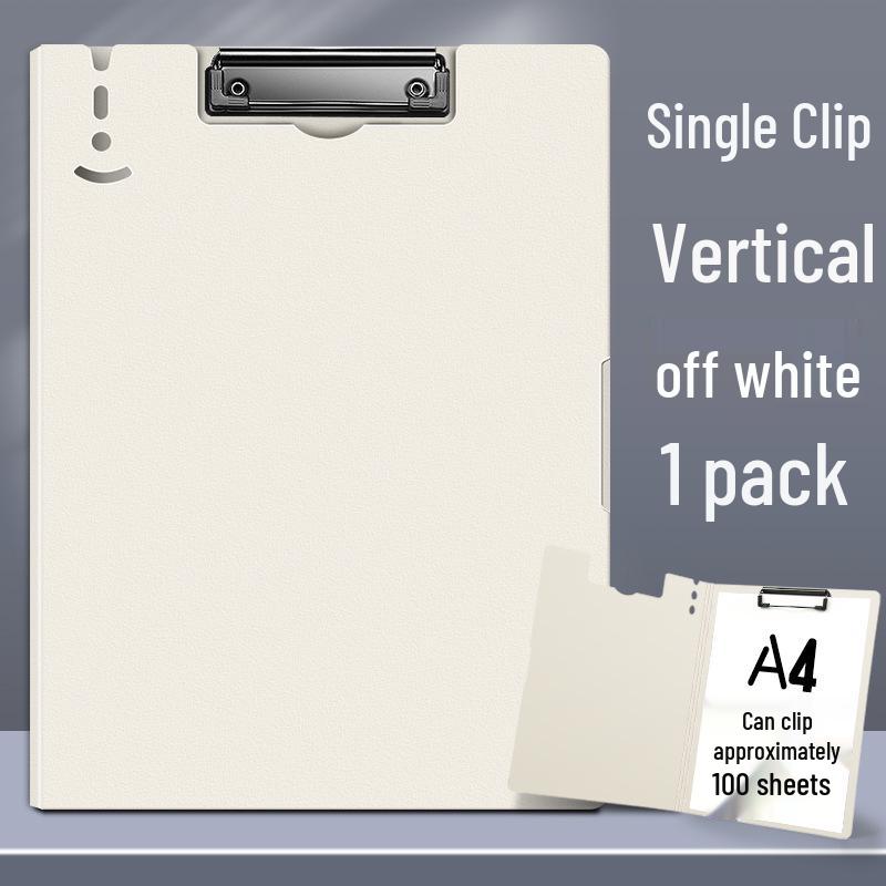 Thick A4 Clipboard with Double Clips and Loose-leaf Holder for Office Use
