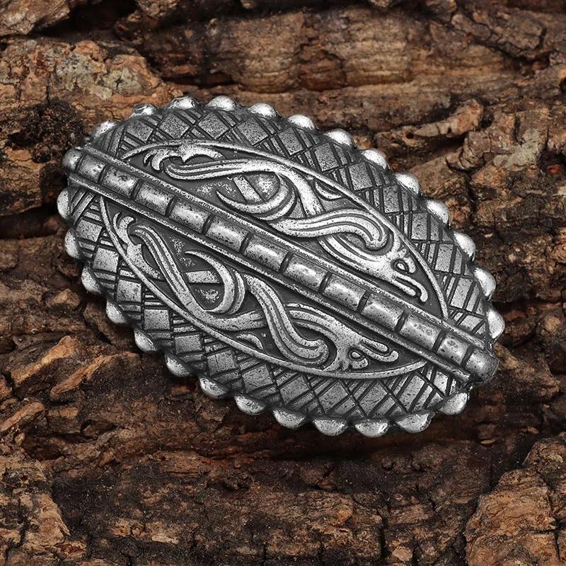 Retro Celtic Warship Brooch Men's Punk Trend Amulet Jewelry Motorcycle Riding Lapel Pin Accessories