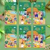 6Pcs 2026 Paper Eid Mubarak Cash Envelopes Thickened Colorful Money Cards Eid Al-fitr Supplies for Family Gathering