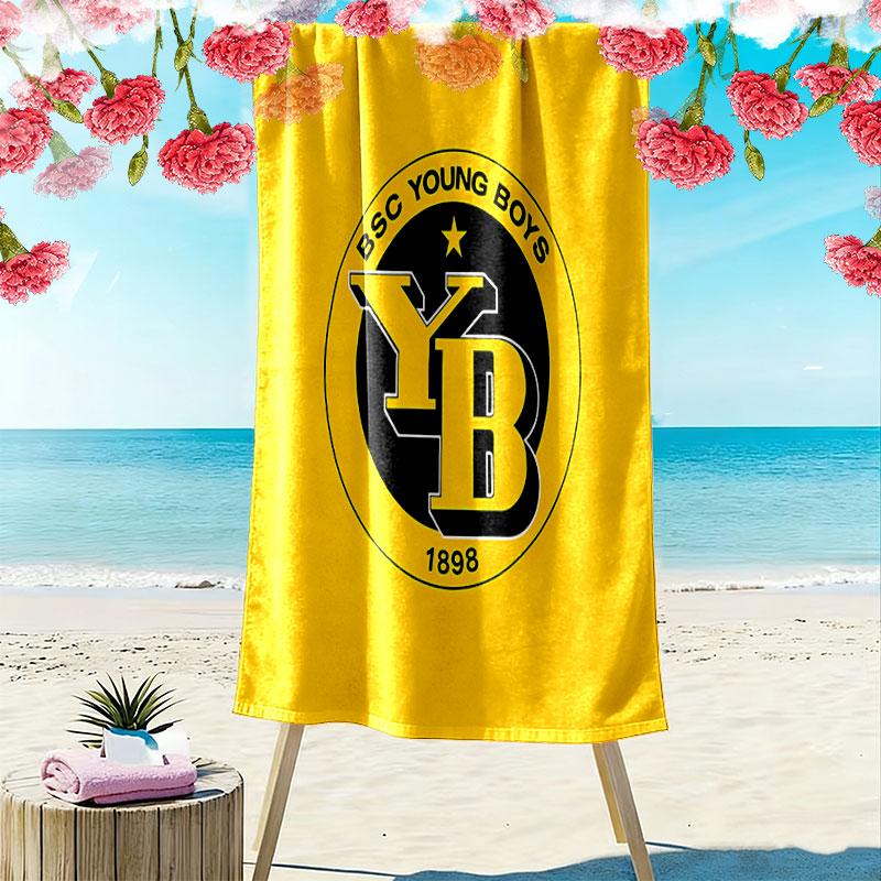 BSC Young Print Beach Towel, Large Soft Quick Dry Towel for Beach Camping Swimming