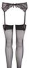NO:XQSE - Sexy Lace Garter with Stockings Black S/M