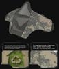 Outdoor Cycling Breathable Steel Wire Tactical Mask for CS Field Protection