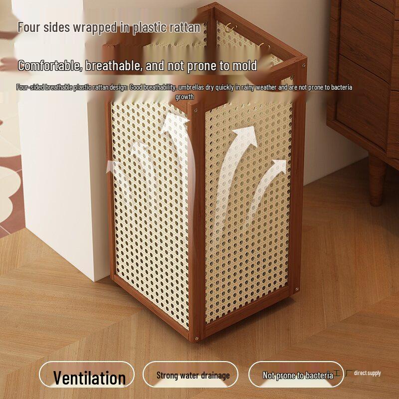 Floor-Standing Umbrella Storage Rack for Entryway