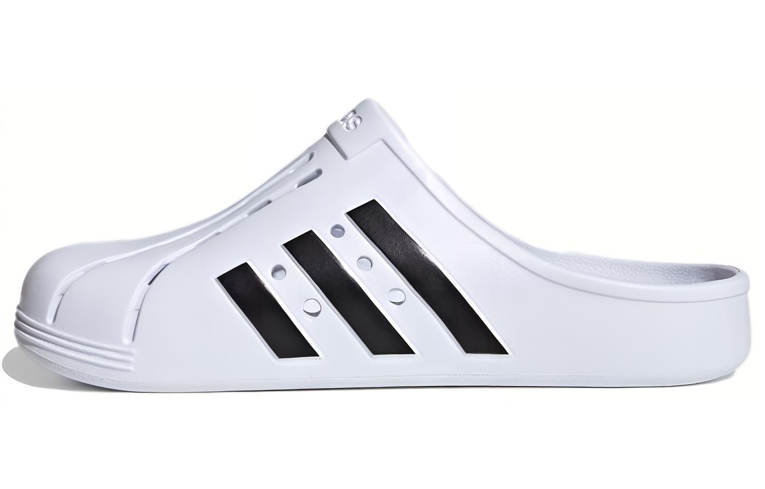 Кроксы Adidas Adilette  Белый Черный  FY8970 43