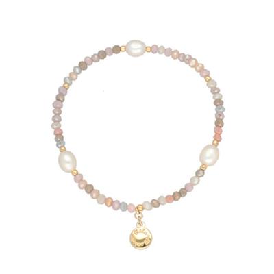 Rita Monica Maple Bead Pearl Bracelet