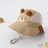 Cute Baby Bucket Hat Large Brim Kids UV Protection Cap Soft Toddler Sun Cap  Autumn