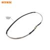OTOM Motorcycle Front Brake Oil Hose For HONDA CRF YAMAHA Brake Line Cable Tube Motorbike Stainless Steel Braided Pipeline 132cm