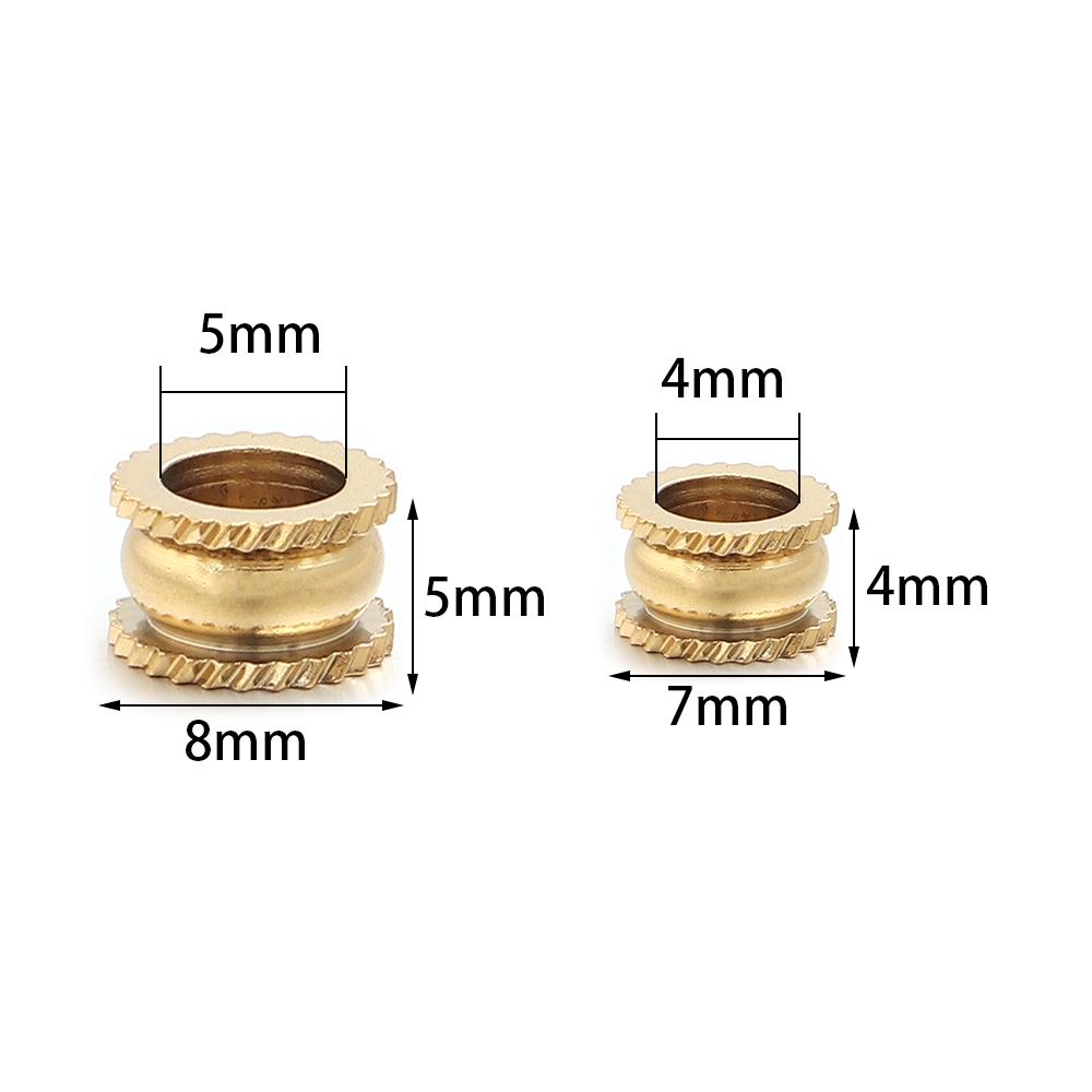 10-20pcs/lot Stainless Steel Spacer Beads Big Hole Loose Beads Fit 4 5mm Round Leather Cord DIY Bracelet Necklace Jewelry Making