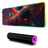 AI art painting Mouse Pad RGB Gaming Mousepad Big LED Pad PC Desk Mat Luminous Mouse Pad Large Keyboard Mats Table Rug With