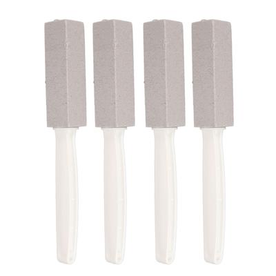 4pcs Pumice Stone Toilet Bowl Cleaner Multipurpose Pumice Stone Cleaning Brush with Long Handle for Cleaning Toilet