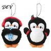 Penguin Plush Toy with Squeaker, Cartoon Keychain Plushie Pendant, Stuffed Animal Doll for Backpack Bag Charm Ornament