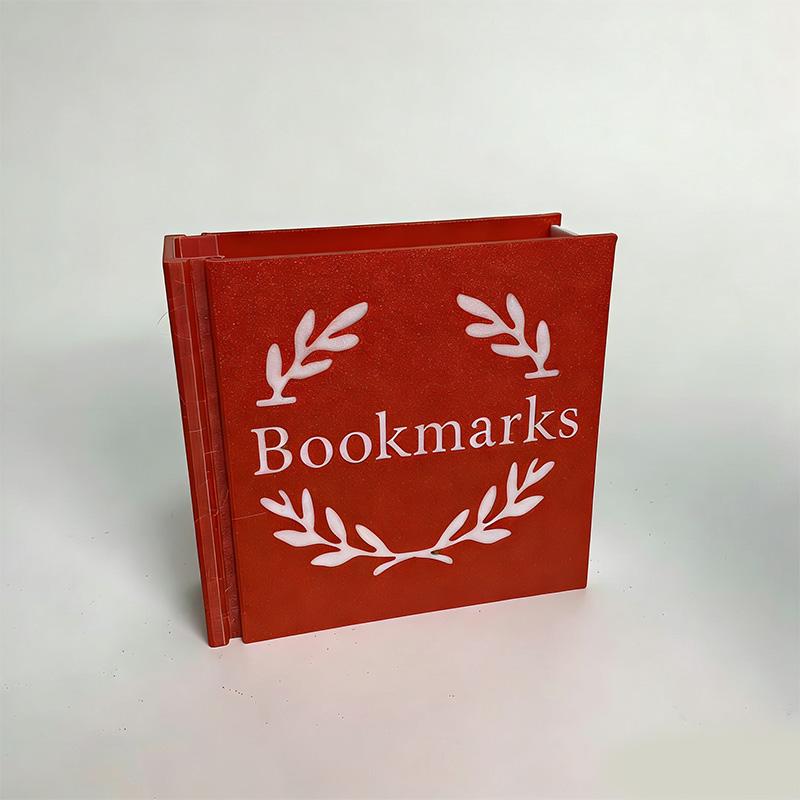 

Закладка-держатель в форме книги для дома, офисного стола, украшения, подарок друзьям, декор, персонализированные подарки, коробка для хранения красный