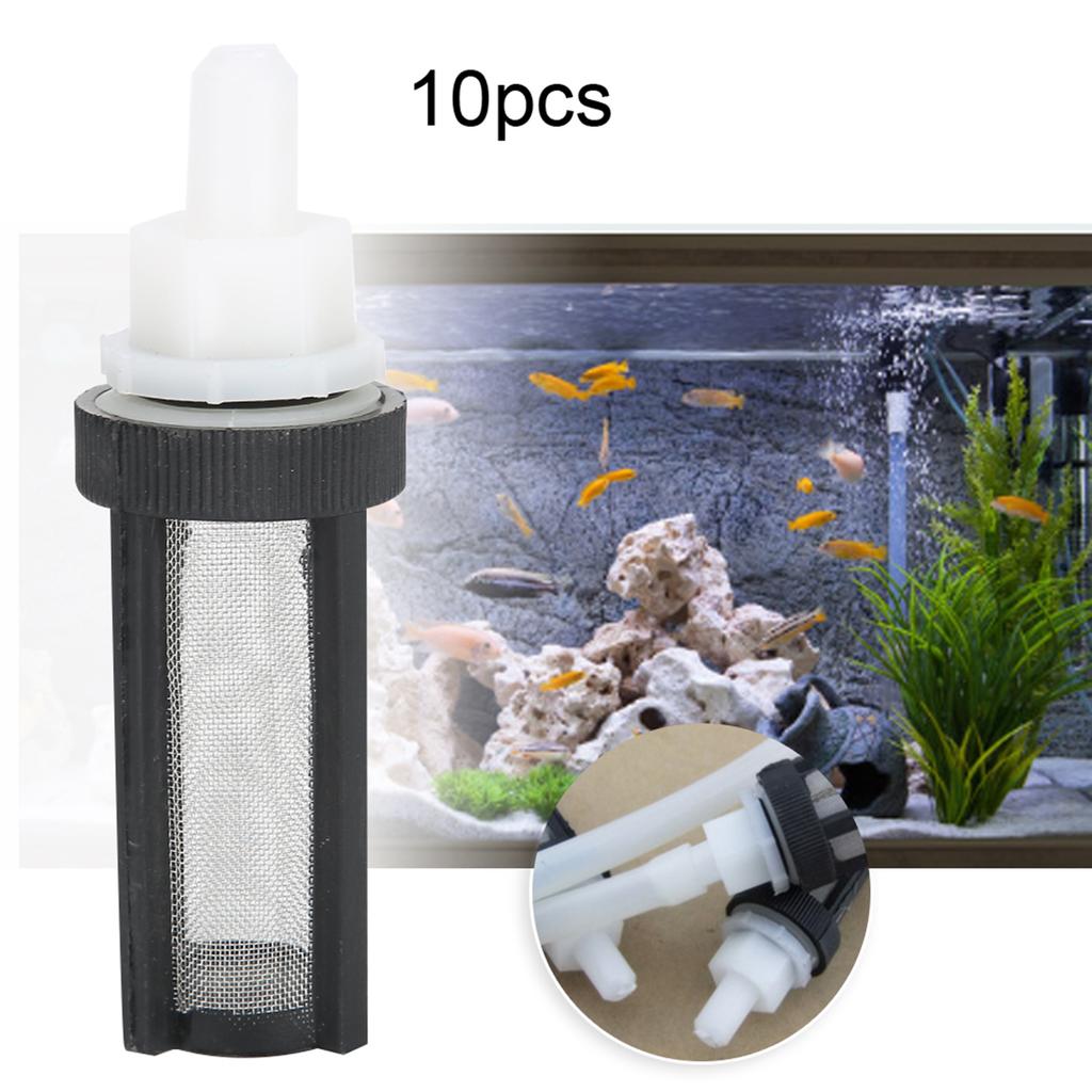 10PCS Aquarium Water Submersible Pump Filtration Mesh Fish Tanks Cleaning Filter Screen Supplies
