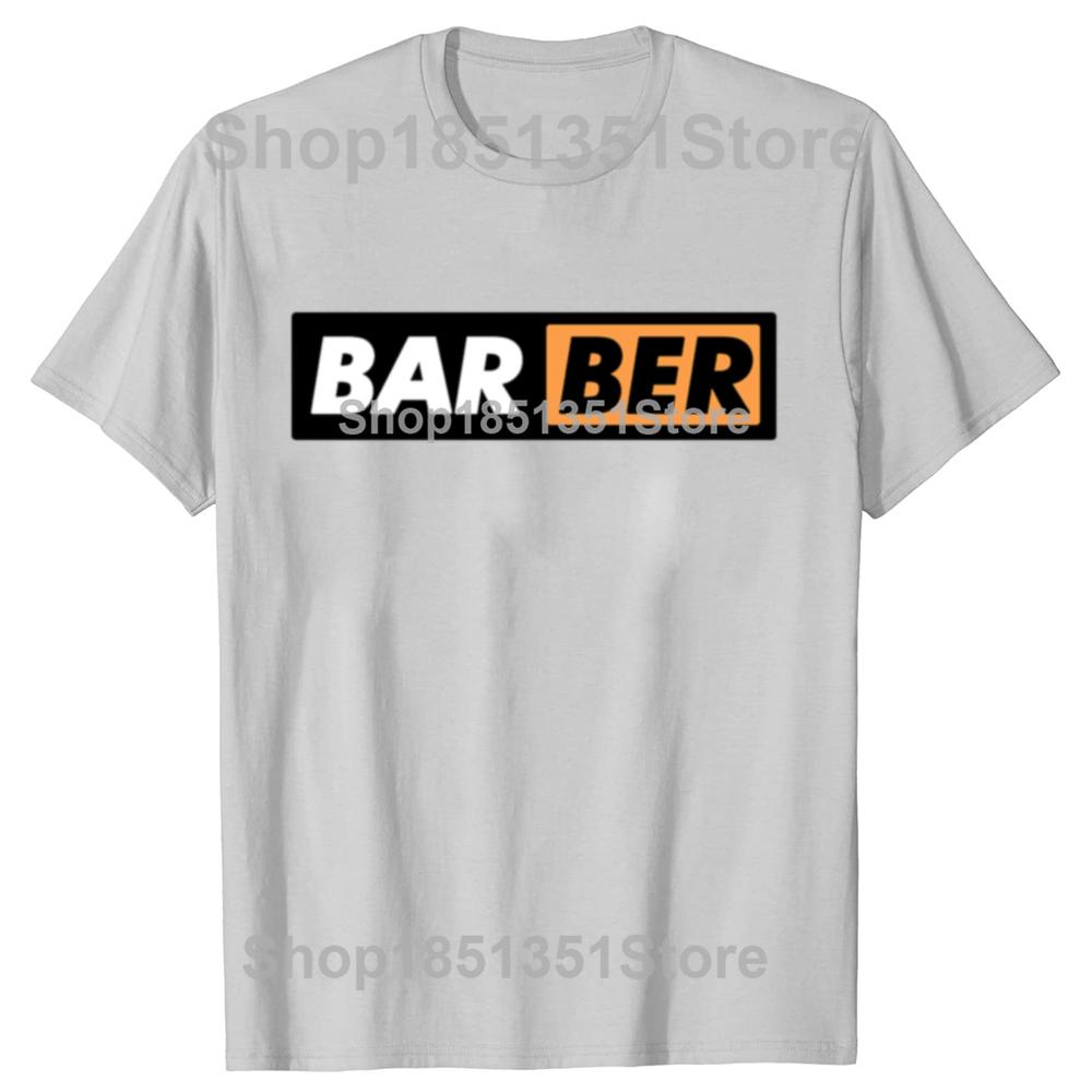 Funny BARBER Classic Graphic Tshirts Men Womens Fashion Casual Tshirt 100 Cotton Loose Oversized Hairdresser T Shirt