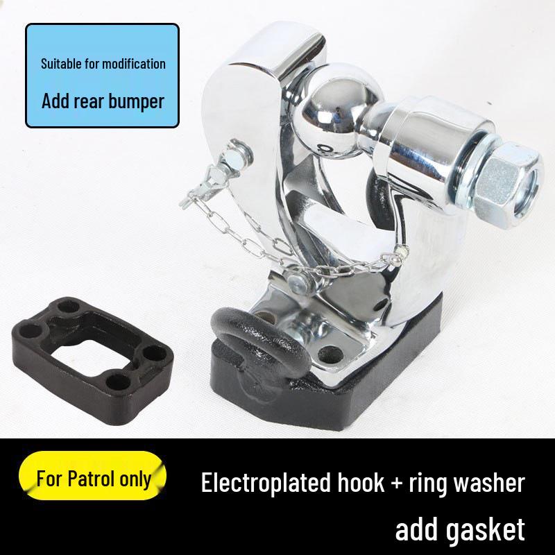 Nissan Patrol Y62 Trailer Hitch & Y61 Stainless Steel Quick Release Towing Hook