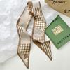 Long silk scarf, high-end new versatile hair tie streamer, atmosphere ribbon, spring and summer decorative scarf, tied bag streamer