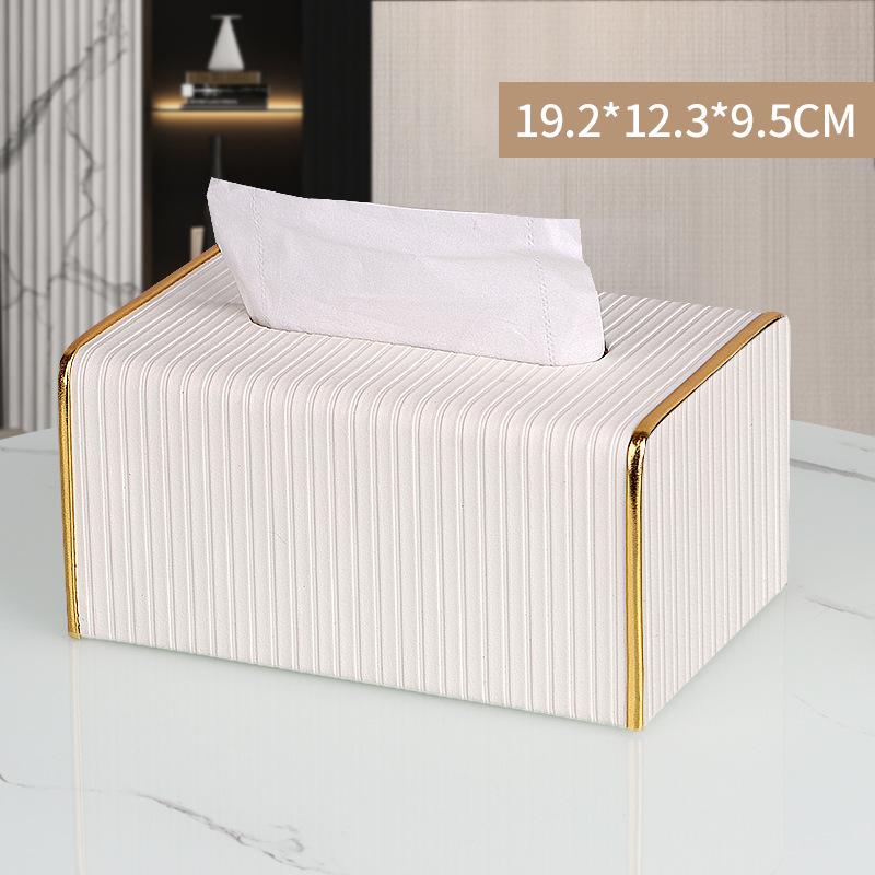 Luxusní Moderní Krabička na Kapesníky - Elegantní Design pro Domácí Dekor