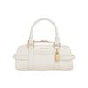 Charles & Keith Small CK 26 Spring Vintage Boston Bag Women Handbag Chocolate Cream CK2-30782785