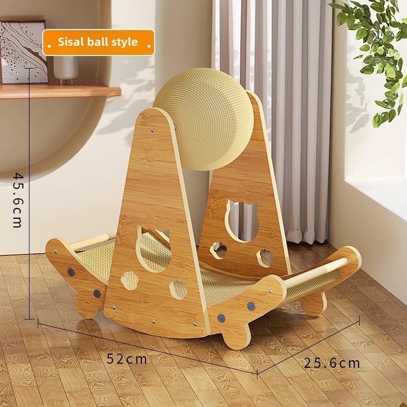 Cat Scratching Board Wear-resistant and Non-crumbling Cat Claw Board Cat Corrugated Cat Nest Villa Four-season Universal Claw Grinding Carton House