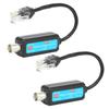 Pair IP Passive Extender Over Coax Coaxial Network Transmitter 8MP HD for Web Camera