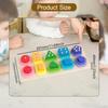 Sorting and Stacking Toys Shape Color Recognition Early Developmental Stacker Learning for