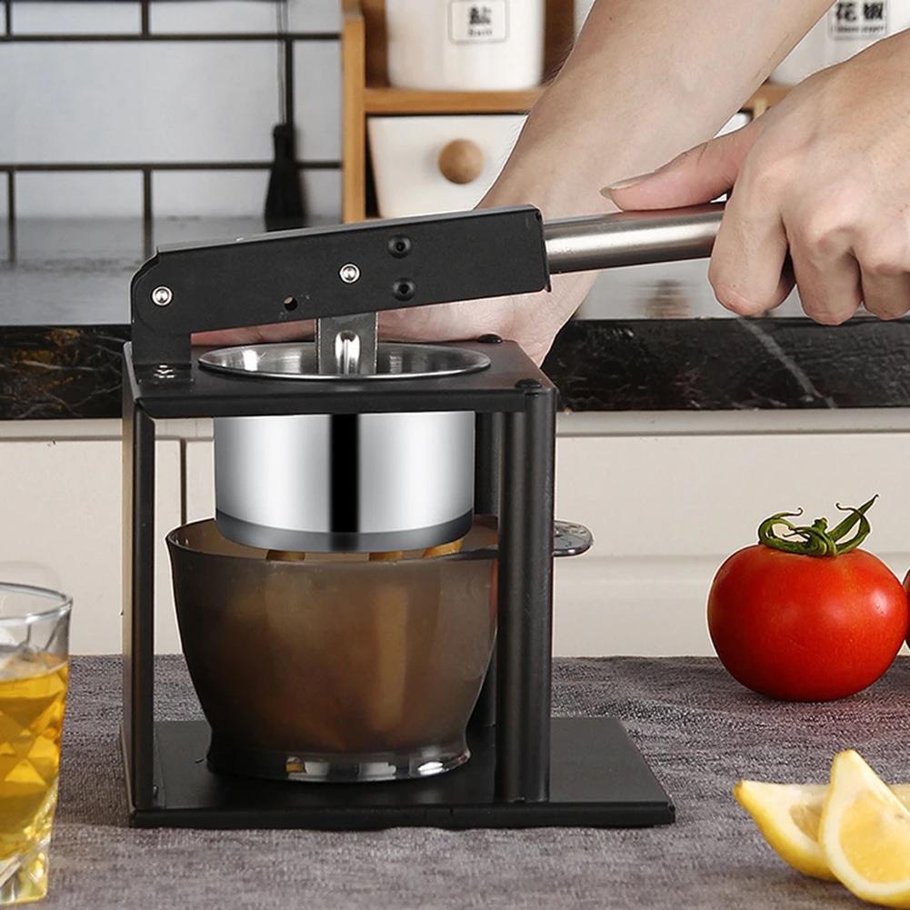 304 Stainless Steel Citrus Press Manual Juicer Hand Press Lemon Squeezer for Lemons Orange Grapfruit for Kitchen Bar Restaurant