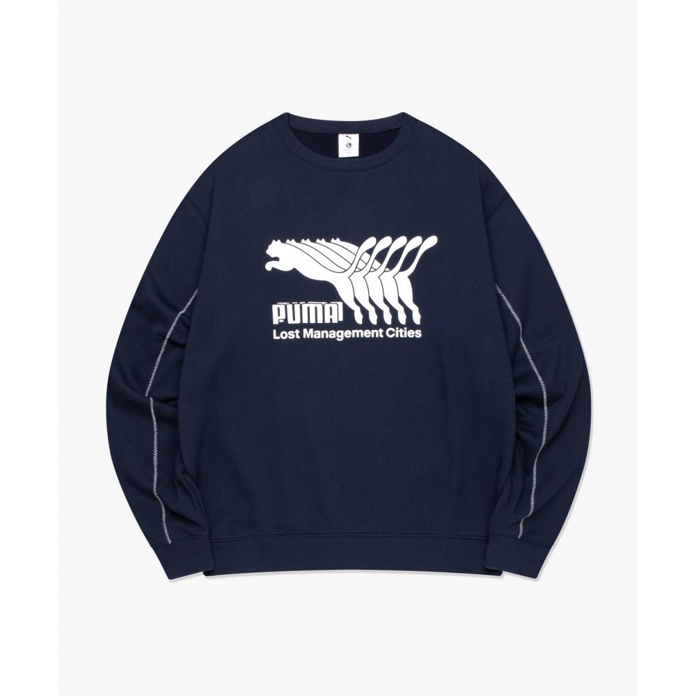 

PUMA Толстовка PUMA LmC Motion Темно-синяя