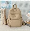 Schoolbag spot wholesale simple fashion backpack high sense niche women outdoor travel commuter small bag