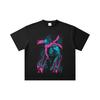 260 GSM Double Yarn 32 Count 100% Cotton Chainsaw Man V10 Denji Print Unisex Heavy Cotton T Shirt