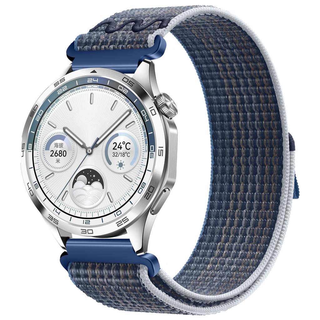 22mm 20mm Nylon Loop Band For Huawei Watch GT5/4/3/2 Pro 46mm Wristband Bracelet Samsung Watch 7 6 5 4 Amazfit GTR/Balance Strap